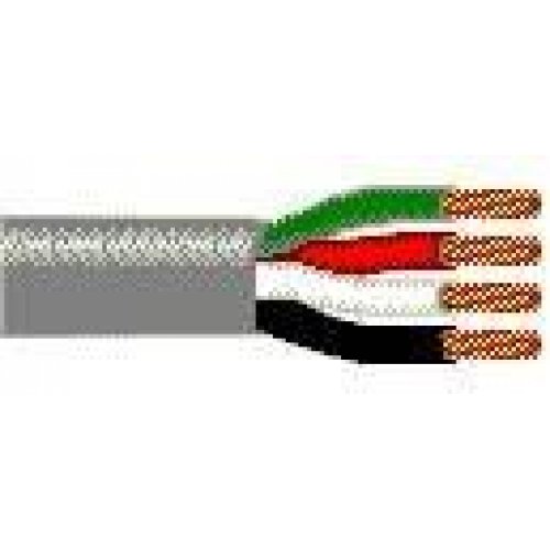 Καλώδιο ηχείων μαύρο 4x1.55mm 16AWG 1308A Belden