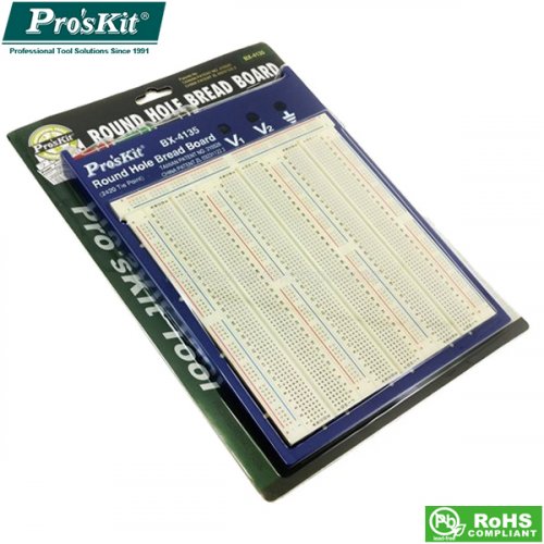 Πλακέτα δοκιμών (breadboard) με μπόρνες 2420P BX-4135 Pro'skit