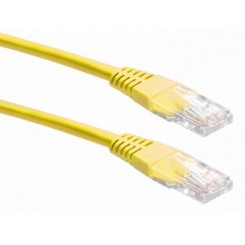 Καλώδιο patch cord UTP CAT5e 10m κίτρινο