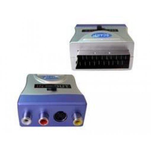 Adaptor scart -> 3RCA SVHS switch HQ AV682-SA02