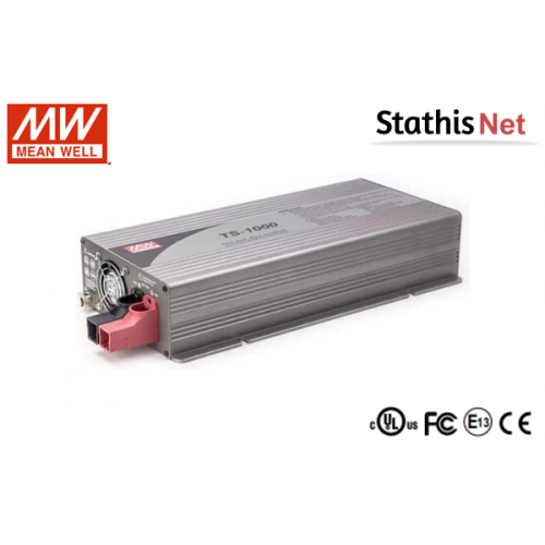 Inverter 12V ΙΝ -> OUT 230VAC 1000W καθαρού ημιτόνου TS1000-212B Mean Well Inverter 12V ΙΝ -> OUT 230VAC 1000W καθαρού ημιτόνου TS1000-212B Mean Well