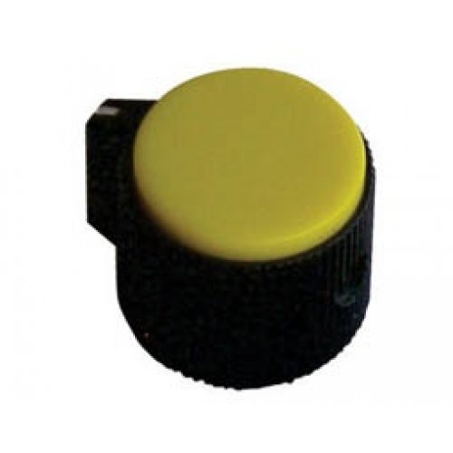 Κουμπί πλαστικό 6.4mm/19.5mm κίτρινο RN-118E SCI
