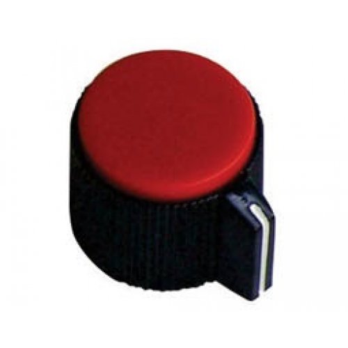 Κουμπί πλαστικό 6.4mm/19.5mm κόκκινο RN-118E SCI