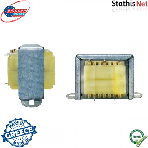 Μετασχηματιστής 230V in -> out 2 x 12V 24W 2A Amarad