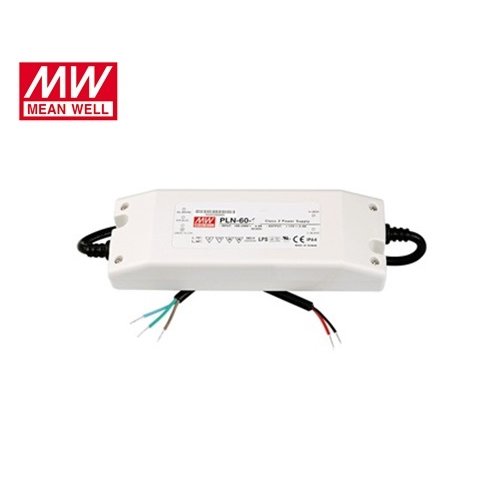 Τροφοδοτικό Led 230V IN -> OUT 24VDC 60W 2.5A IP64 PFC PLN60-24 Mean Well