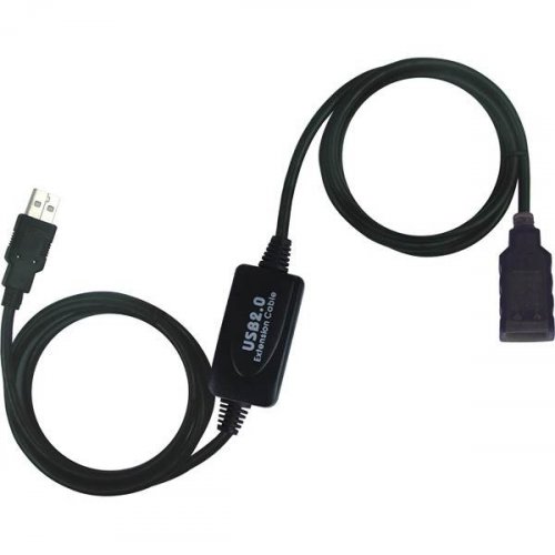 Καλώδιο USB 2.0 A αρσενικό -> A θηλυκό 15m προέκταση + ενίσχυση VE717 Viewcon
