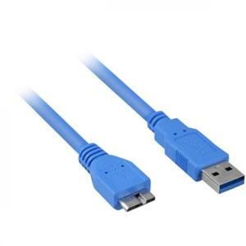 Καλώδιο USB 3.0 A αρσενικό -> USB 3.0 B micro 3m super speed Lancom