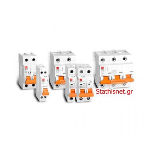 Ασφάλεια ράγας BKN τετραπολική D 40A καμπύλη 6KA 230/400VAC LS