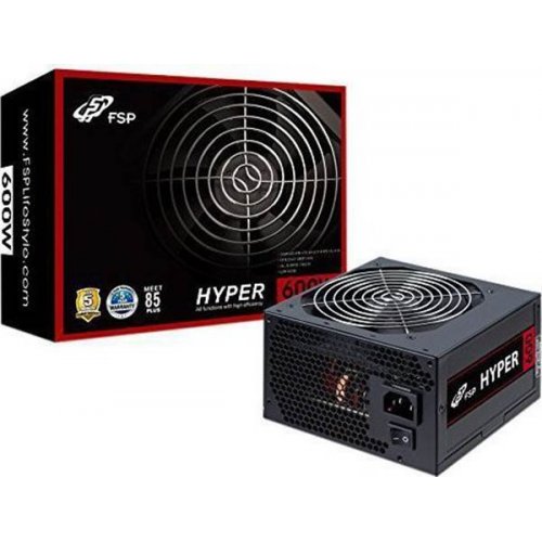 Τροφοδοτικό Η/Υ 600W 12cm FAN 85plus Acrive PFC D0658 HYPER600