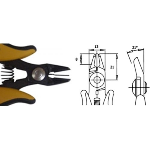 Κόφτης πλάγιος με ασφάλεια 138mm TR-5000RA Ιταλίας Piergiacomi