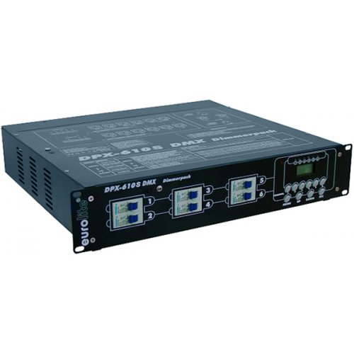 Dimmer φωτισμού DMX 6x10Α DPX-610 Eurolite