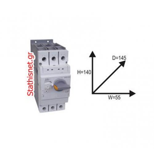 Θερμομαγνητικός διακόπτης ράγας 28-40Α MMS-63S ROTARY LS