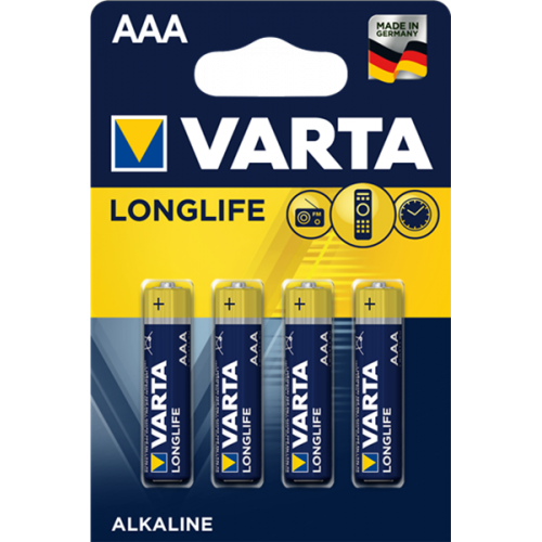 Μπαταρία αλκαλική LR03 AAA BL4pcs 4103 Long Life VARTA