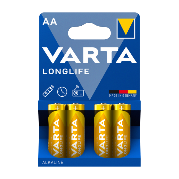 Μπαταρία αλκαλική LR06 AA BL4pcs 4106 Long Life VARTA Μπαταρία αλκαλική LR06 AA BL4pcs 4106 Long Life VARTA