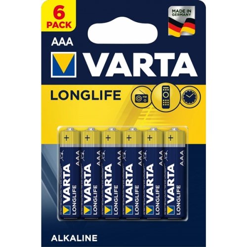 Μπαταρία αλκαλική LR03 AAA BL6pcs 4103 Long Life VARTA