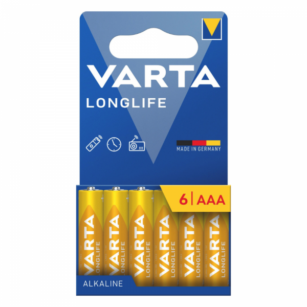 Μπαταρία αλκαλική LR03 AAA BL6pcs 4103 Long Life VARTA Μπαταρία αλκαλική LR03 AAA BL6pcs 4103 Long Life VARTA