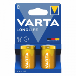 Μπαταρία αλκαλική LR14 C BL2pcs 4114 Long Life VARTA