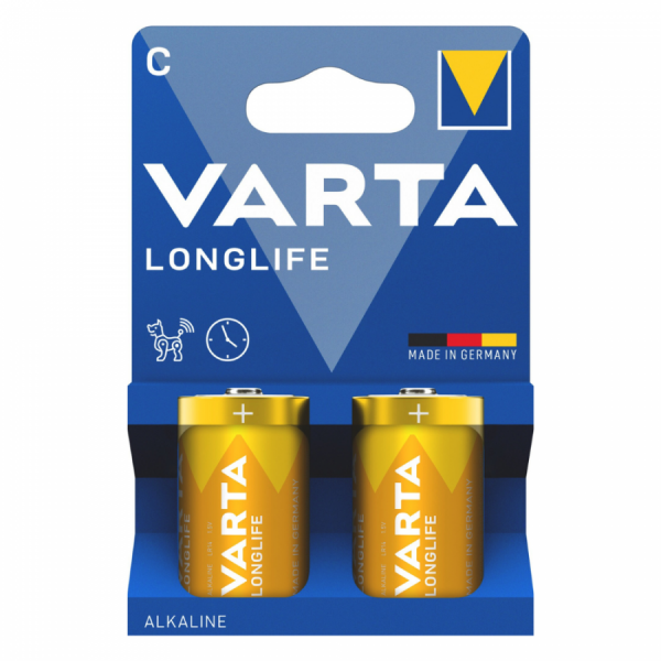 Μπαταρία αλκαλική LR14 C BL2pcs 4114 Long Life VARTA Μπαταρία αλκαλική LR14 C BL2pcs 4114 Long Life VARTA