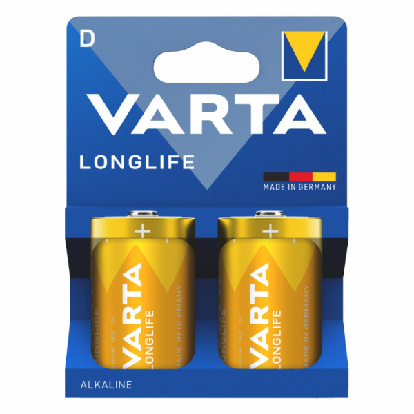 Μπαταρία αλκαλική LR20 D BL2pcs 4120 Long Life VARTA Μπαταρία αλκαλική LR20 D BL2pcs 4120 Long Life VARTA