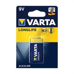 Μπαταρία αλκαλική 6LR61 9V 4122 Long Life VARTA