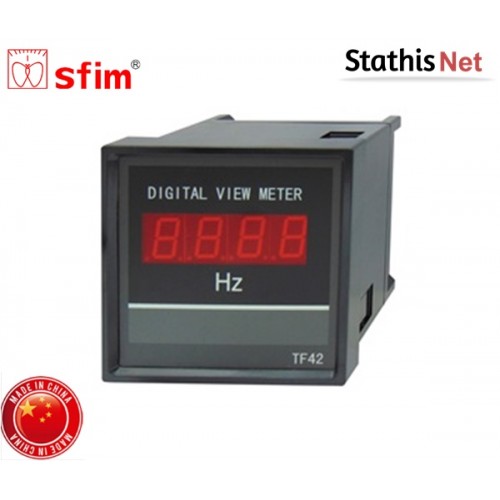 Όργανο πίνακος συχνόμετρο ψηφιακό AC 120x120mm 30-100Hz TF42-120 SFIM