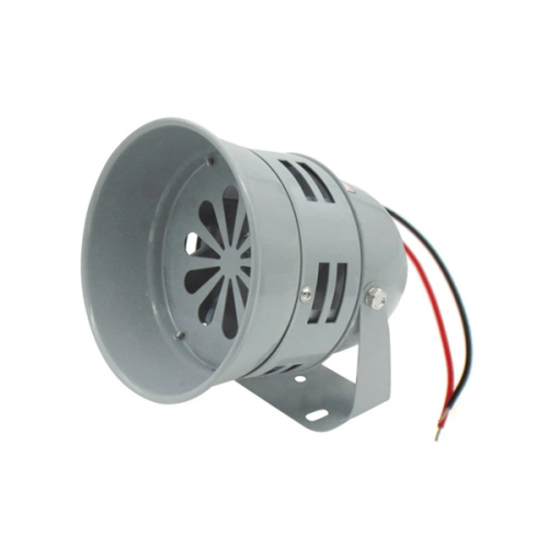 Σειρήνα μεγάλη περιστροφική 12V DC 110dB 163x128x103mm μεταλλική γκρι IP40 MS-290 CNTD