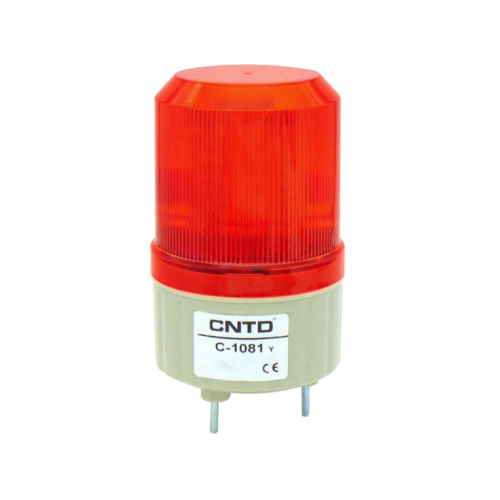 Φάρος μικρός LED strobe 12V DC περιστρεφόμενος 89x134mm κόκκινος IP40 C-1081 CNTD