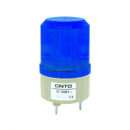 Φάρος μικρός LED strobe 12V DC περιστρεφόμενος 89x134mm μπλε IP40 C-1081 CNTD