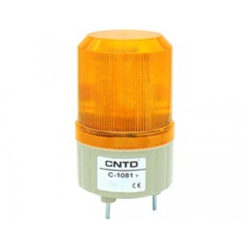Φάρος μικρός LED 230VAC κίτρινος περιστρεφόμενος 134x89mm  (C-1081) LTD1081