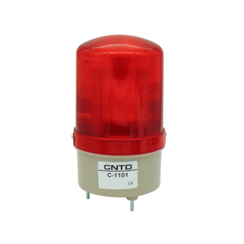Φάρος μεγάλος LED strobe 12V DC περιστρεφόμενος 85x160mm κόκκινος IP40 C-1101 CNTD