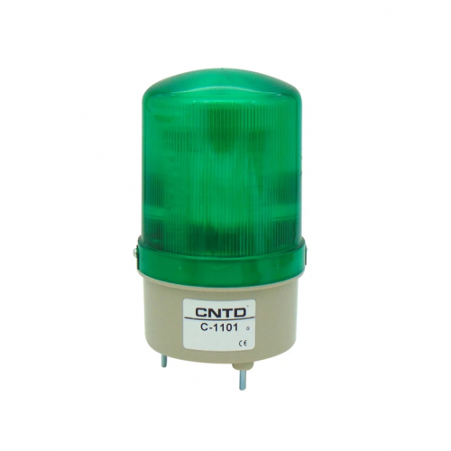 Φάρος μεγάλος LED strobe 12V DC περιστρεφόμενος 85x160mm πράσινος IP40 C-1101 CNTD