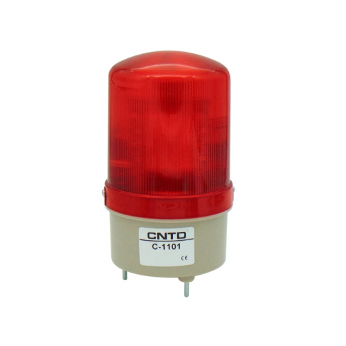 Φάρος μεγάλος LED strobe 24V DC περιστρεφόμενος 85x160mm κόκκινος IP40 C-1101 CNTD