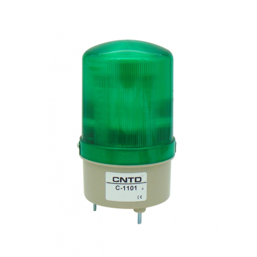 Φάρος μεγάλος LED strobe 24V DC περιστρεφόμενος 85x160mm πράσινος IP40 C-1101 CNTD