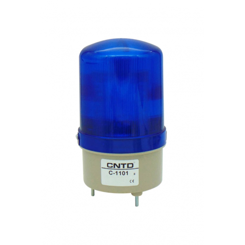 Φάρος μεγάλος LED strobe 230V AC περιστρεφόμενος 85x160mm μπλέ IP40 C-1101 CNTD