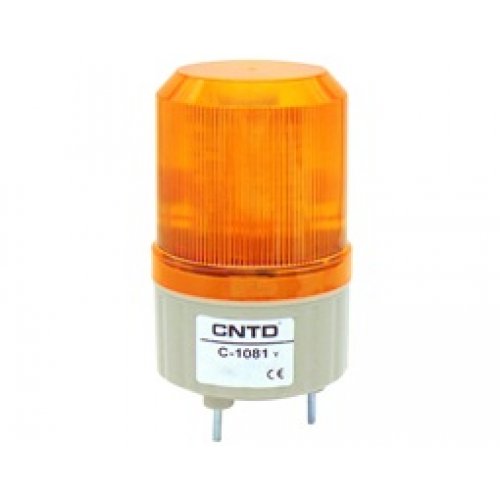 Φάρος μικρός LED 230VAC κίτρινος περιστρεφόμενος 116X95mm  (C-1101) LTD1121