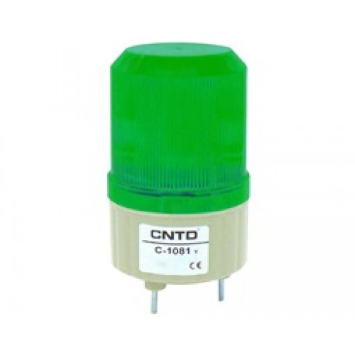Φάρος μικρός LED 230VAC πράσινος περιστρεφόμενος 85X160mm (C-1101) LTD1121