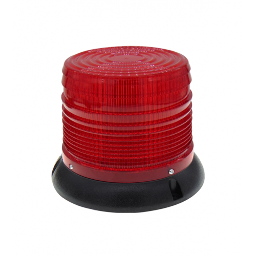 Φάρος μεσαίος LED strobe περιστρεφόμενος 230V AC 135x125mm κόκκινος IP40 C-400 CNTD