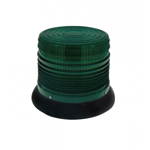 Φάρος μεσαίος LED strobe περιστρεφόμενος 230V AC 135x125mm πράσινος IP40 C-400 CNTD