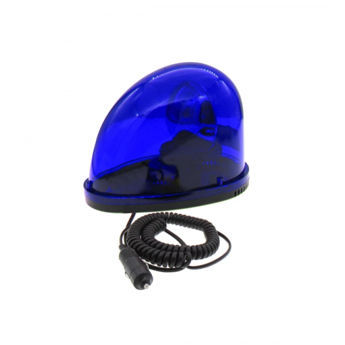 Φάρος neon 12V DC περιστρεφόμενος με φις αυτοκινήτου 185x134mm μπλε IP40 LTD1201 KZE