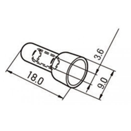 Τερματικά καλωδίων crimp 22~16AWG (PC-φ3) CHSφ3