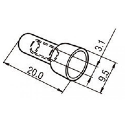 Τερματικά καλωδίων crimp 22~14AWG CE-2X