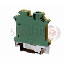 Κλέμα ράγας με γείωση 6.0mm² USLKG6N