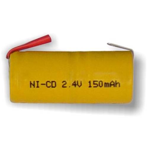 Μπαταρία pack 2 pcs x 1.2V 1/3 AA 2.4V 150mAh Ni-cd με λαμάκι Code S