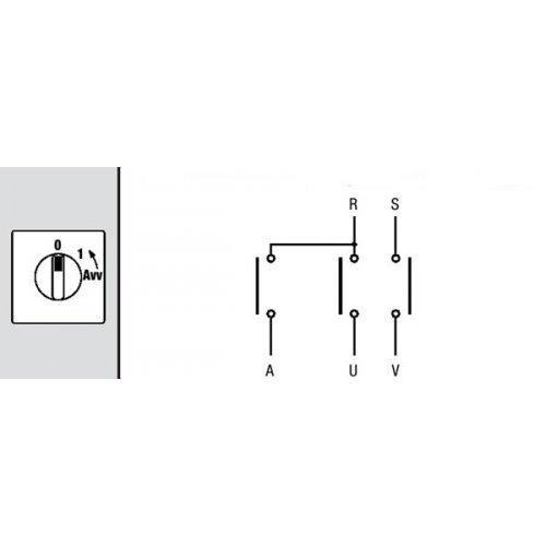 Διακόπτης προκινήσεως διπολικός 2x20A CA0160031PL2 Bremas