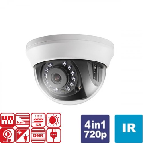 Κάμερα Dome IR 2.8mm Turbo-HD 720p DS-2CE56C0T-IRMMF Hikvision