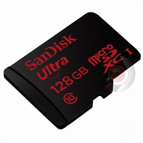 Κάρτα μνήμης SDSQUNC-0128G-GN6MA Ultra Android micro class 10 80mb DFHC/|MicroSDXC με SD αντάπτορα SanDisk