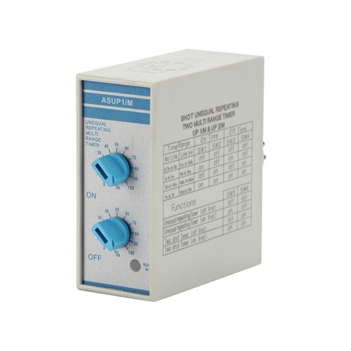 Relay χρονικό φλασέρ ασύμμετρο 24-230V AC/DC 11P 1CO AS-UP1/M C&H