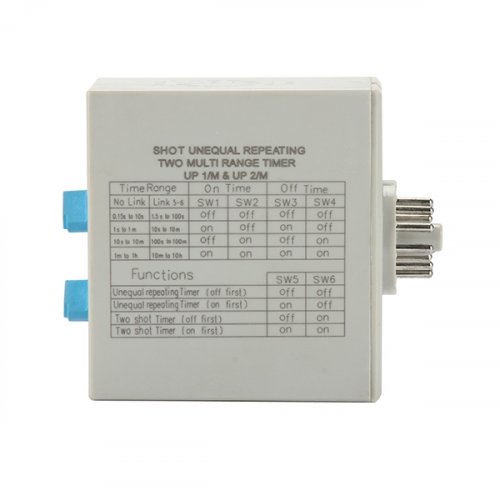 Relay χρονικό φλασέρ ασύμμετρο 24-230V AC/DC 11P 1CO AS-UP1/M C&H