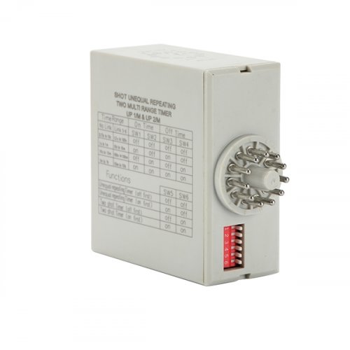 Relay χρονικό φλασέρ ασύμμετρο 24-230V AC/DC 11P 1CO AS-UP1/M C&H