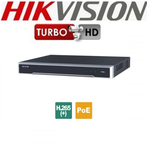 NVR 8 IP καναλιών 4K DS-7608NI-I2/8P Hikvision